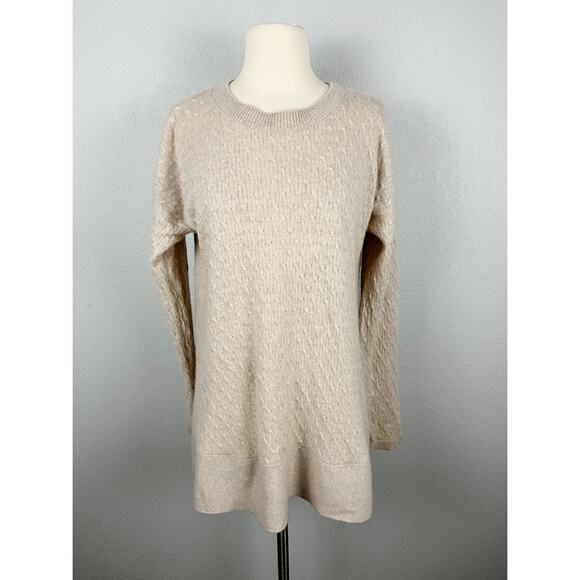 Cortland Park Cashmere Cable Boat Neck Sweater - Picture 8 of 11